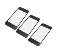 Tomantery New 2DS XL Resin Top Screen Lens Cover for Game Console Replacement Repair with Adhesive for Gamers (Black)