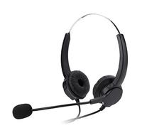 Tomantery Noise Cancelling Crystal RJ9 Call Center Headset for Clear Communication and Comfortable Wearing for Customer Service Professionals