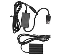 Tomantery NP-W235 Full Decoded Dummy Battery Kit with USB Drive Cable for XT-4 / GFX100S Cameras, Stable Power Supply for Extended Working Time, Plastic Material