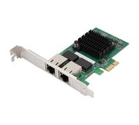Tomantery PCI-E Network Card, Gigabit I350-AM2 CHIP High Technology High Speed for the PCI Express Interface