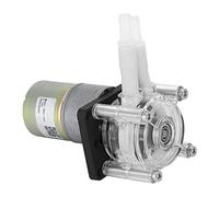 Tomantery Peristaltic Pump Self-Priming Stainless Steel Frame PC Head DC Motor for Detergent Delivery Ice Cream Extraction and More (12V)