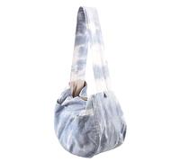 Tomantery Pet Sling Carrier Comfortable Breathable Canvas Bag for Small Pets and Cats Blue 1 Piece