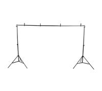 Tomantery Photo Backdrop Stand Kit Durable Aluminum Alloy Adjustable Background Support System for Studio Photography, 200cm Length for Various Scenes