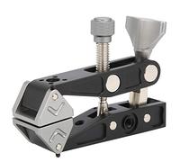 Tomantery Photography Multifunctional Crab Clamp Portable Fixed Clamp/Holder for Outdoor Travel & More - Black Aluminum Alloy Clamp, 0.8-3.5in Clamping Width