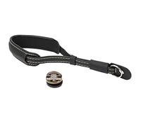 Tomantery Precise PU Wrist Safety Belt Lanyard Strong Wear for OM 4 Handheld Ballhead Stabilizer, Adjustable Buckle for Osmo Mobile 2/3, 1/4'' Adapter Screw Included (Black)