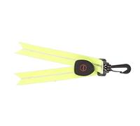 Tomantery PVC Reflective LED Pendant for Outdoor Sports Cycling Pet Backpack, USB Rechargeable Reflector Tag Pendant for Night Safety (Green)