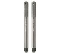 Tomantery Rad Boed Alignment, Aviation Aluminum Alloy 7075 Protection Durable Bike Cladding Bars Easy to Use 2PCs for the Carpeal Repair (M14*1.25)