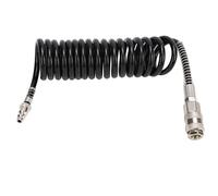 Tomantery Recoil Air Hose Durable Lightweight Flexible Compressor Extension Tube for Car Air Pump Extension Hose