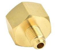 Tomantery Refrigerant Fill Adapter with 1/4SAE Male Thread for R32 R134A, | W21 to 1/4SAE adapter refrigerant converter brass HVAC fitting R32 R134A R407A R404A R422A R422D R507 R407C R417A R437A