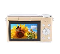 Tomantery Room, Fill the Stabilization of the Light Image 16x Digital Zoom Digital Camera Hd 4k 64 Mp with Wide Angular Lens for the Trip (Gold)