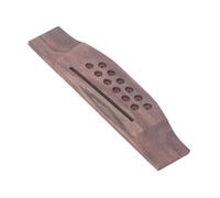 Tomantery Rosewood Guitar Bridge Replacement, 52mm Spacing | 12 String Acoustic Guitar Bridge with Vintage Saddle, Pre-Drilled Holes for Easy Install