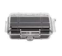 Tomantery Shockproof Box with Cushioned Liner for Outdoor Activities Lightweight and Compact for Camping, Fishing, and Hiking, 10.9oz (Transparent Model, Small Size)