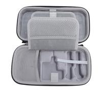 Tomantery Shockproof Portable Hard Shell Carrying Case for Game Console with 20 Game Card Slot Ideal for Travel EVA + PU (Black)