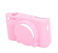 Tomantery Silicone Camera Case Protective Slim Fit Anti Slip Cover for SX740 SX730 Digital Camera for Outdoor Recording (Roseate)