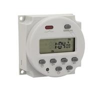 Tomantery Small Type 7 Days Programmable Timer Switch with Strong Anti-Interference Ability for Production Equipment, Suitable for Various Environments - 1S~168h 5VA (#2)
