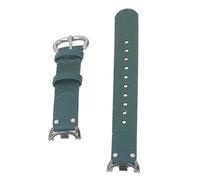 Tomantery Smart Bracelet Bracelet, Brilliant Color Smart Watch Soft Leather Strap PU PU Adjustable for Training (Green)
