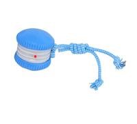 Tomantery Smart Electric Dog Ball Toy for Boredom Relief and Interactive Play, with Dual Speed Modes for Energetic and Small Breeds, Indoor Friendly, Plastic Material, for Dogs (Blue)