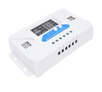 Tomantery Solar Charge Controller 30A Efficient Adaptive Regulator for Phosphoric Li Ion Batteries, Overcharge Protection, Easy Operation for Solar Street Lamps, Agricultural Applications