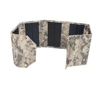 Tomantery Solar MANAGER Load, Polysilicon and Oxford Fabric 6 Folds Foldable Solar Charger 5V 4A Charger for Hiking (Camouflage)