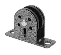 Tomantery Solid Single Pulley Block, 300kg Load Stainless Steel Nylon Wheel | Fixed Pulley Block for Home Fitness Cable Machine, DIY Rope Pulley System, 10mm Groove, Wall and Wood Mount