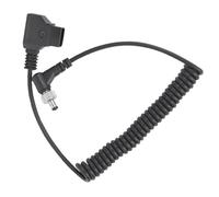 Tomantery Spring Power Cable with Lock D-TAP to DC Port Supply Line BMCC BMPC/ATOMOS/BESTVIEW Monitor Black Plastic 1PCS