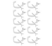 Tomantery Stage Light Clamp Secure Durable Moving Head Light Hook Kit for Theater Shows for Incidents Avoidance Cast Aluminum 10pcs