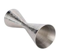 Tomantery Stainless Steel Etching Pattern 30ml 45ml Jigger with Scale for Bar Accessories, Measuring Cup for Bartenders, Silver 304 Stainless Steel