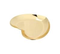 Tomantery Stainless Steel Nail Mixing Palette, Practical Observation Manicure Stand Board for Nail Salon, Art, School and Home Use (Gold)