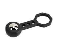 Tomantery Stud Finder Wall Scanner Strong Magnetic Stud Detection Screw Metal Cable Tester for TV Installation Material Hanging Hole Design (Black)