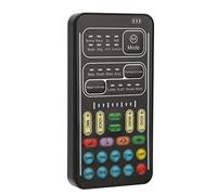 Tomantery Telephone Sound Changer, Mini Sound Card PC One Key Voice Change 450 -Mah Lightweight for Computers (I9 English Edition)