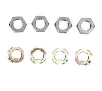 Tomantery Trailer Wheel Spindle Nut Retainer Durable Easy Installation for 2K to 7K Dexter Axle, Metal Axle Nut Retainer Set for Most Trailers