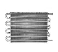 Tomantery Transmission Oil Cooler Kit Advanced Cooling Effect for Engine Oil, Transmission, Rear-Differentials Suitable for Cars and Vans High-Quality Aluminum Alloy Material