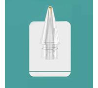 Tomantery Transparent Wear High Sensitivity Pen Tip Replacement for IOS Pencil, Clear Line of Sight for Drawing and Writing, 1 X Pen Tip (5.0)