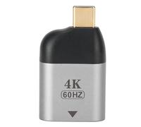 Tomantery Type-C Male to Adapter High Definition Video Converter for System, 4K 60Hz Support for Tech Enthusiasts Aluminium Alloy Housing