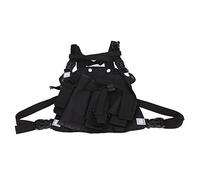 Tomantery Universal Radio Chest Harness Bag, Oxford Cloth Adjustable Shoulder Strap for Walkie Talkie, Manufacturing Floors, Construction Sites, Ski