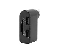 Tomantery USB HUB 2-Port High-Speed Splitter with Memory Card Ports for Card Reader Hard Drive Camera, for, for, for Pro Adapter Accessories