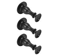 Tomantery Washer Door Stopper High Strength Rubber Suction Cup Design for Front Load Washing Machine, Family Use 3Pcs Set (Black)