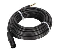 Tomantery Well to Xlr Male Cable, Flexible 10m 6.35 Mm Rums with Xlr Male Cord Pvc 1/4