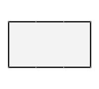 Tomantery White Projection Screen, Light Projection Screen 16: 9 Folding for Front for Cinema in the Cinema on the Outside Campsite (120 Inches (104.3 X 59.1in))