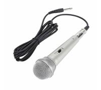 Tomantery Wired Microphone, Versatile Dynamic Vocal Mic Clear Sound Quality High Sensitivity Ergonomic Portable Professional for Singing for Meeting (Champagne)