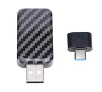 Tomantery Wireless Adapter Enhanced Bluetooth WiFi USB Dongle 2.4/5GHz Support Plug and Play for Auto in Vehicle Play