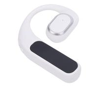 Tomantery Wireless Earphone Digital Display Water Proof Over Ear Bud with Ear Hook for Mobile Phones, Comfortable Secure Fit High Fidelity Sound for All Day Wear (White)