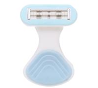 Tomantery Women Portable Travel Shaving Kit with 6 Layer Cutters for Smooth Shave on the Go for Ladies Travelers (Blue)