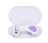 Tomantery Women Portable Travel Shaving Kit with 6 Layer Cutters for Smooth Shave on the Go for Ladies Travelers (Purple)