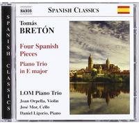 Tomas Breton - Bretón - Piano Trio in E major; Cuatro piezas esponolas [CD]