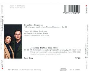 TOMAS KILDISIUS / ANI TER-MARTIROSYAN / JANNIKE LIEBWERTH SCHÖNE MAGELONE NEW CD