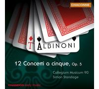 Tomaso Albinoni - 12 CONCERTI A CINQUE OP.5 - - CD - P2222z