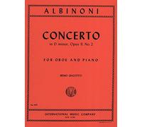 Tomaso Albinoni: Concerto In D Minor Op.9 No.2 (Oboe/Piano). Sheet Music for Oboe, Piano Accompaniment