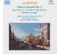 Tomaso Albinoni Oboe Concerti Vol. 2 (CD) Album (US IMPORT)