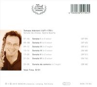 TOMASO ALBINONI: SONATE DA CHIESA, OPERA QUARTA NEW CD